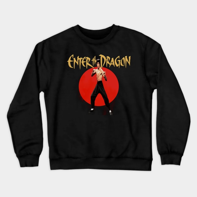 enter the dragon film 2 Crewneck Sweatshirt by Deconstructing Comics